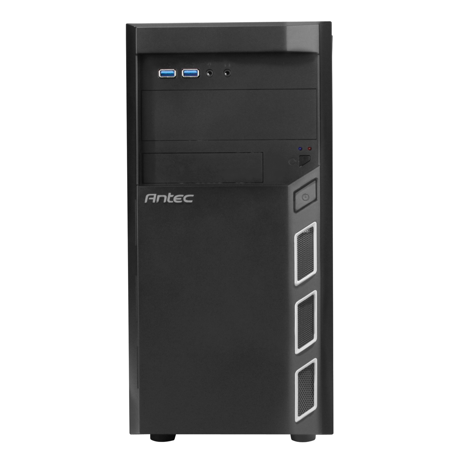 ANTEC VSK 3000 Elite Case, Home & Business, Black, Micro Tower, 2 x USB 3.0, Micro ATX, Mini-ITX, Perfect for Enterprise Users