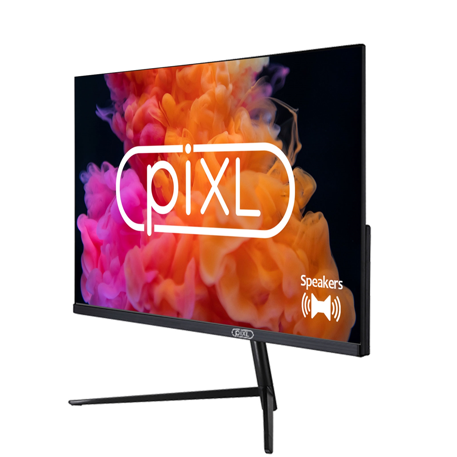 piXL PXD24VH 24 Inch Frameless Monitor, Widescreen, 6.5ms Response Time, 60Hz Refresh Rate, Full HD 1920 x 1080, 16:10 Aspect Ratio, VGA, HDMI, Internal PSU, Speakers, 16.7 Million Colour Support, Black Finish