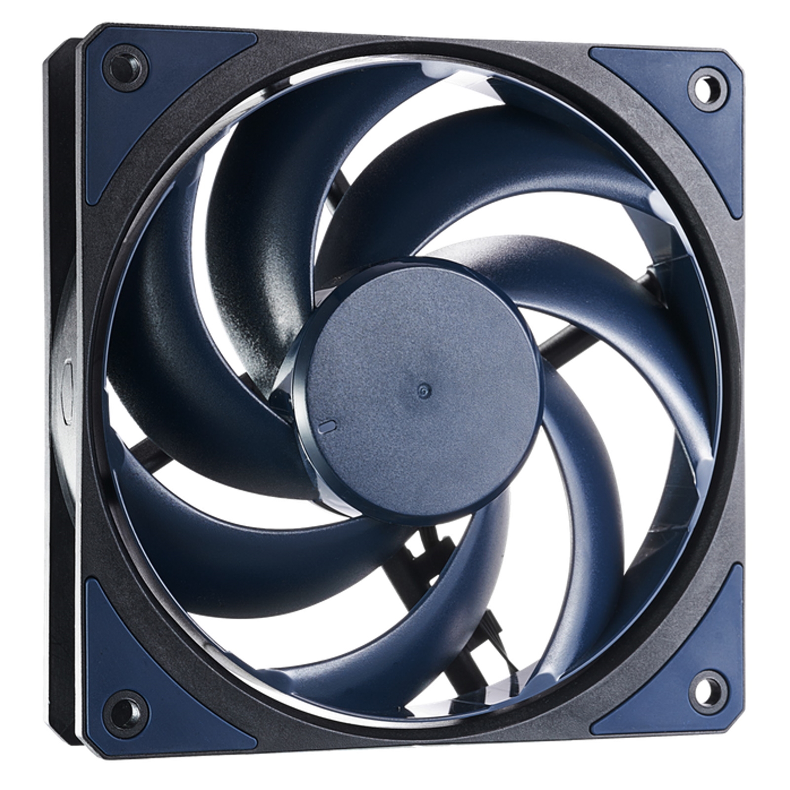 Cooler Master Mobius 120 Fan, 120mm, 2050RPM, 4-Pin PWM Connector, Interconnecting Ring Blade Design, Pressure Air Acceleration, Absolute Acoustics