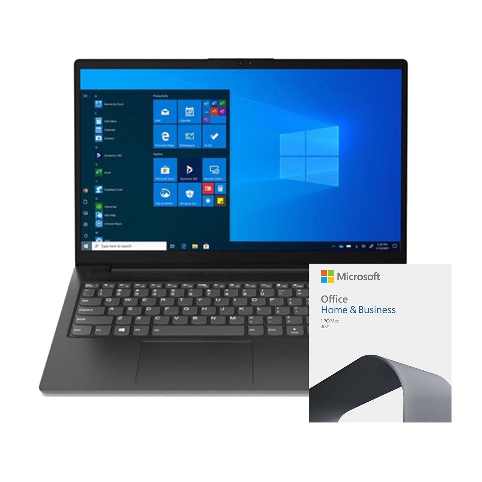 Lenovo V15 G2 ALC 82KD Laptop, 15.6 Inch Full HD 1080p Screen, AMD Ryzen 3 5300U 5th Gen, 8GB RAM, 256GB SSD, AMD Radeon Graphics, Windows 11 Home and Office Home and Business included