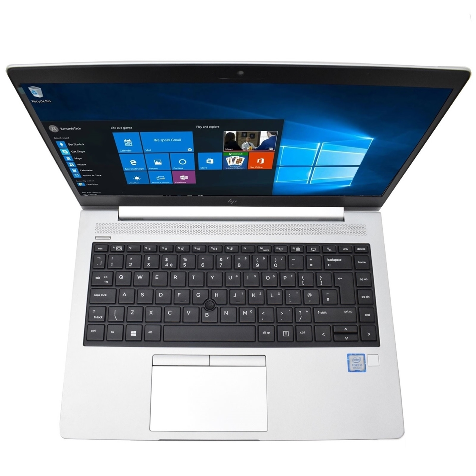 PREMIUM REFURBISHED HP EliteBook 840 G6 Intel Core i5 8365U 8th Gen Laptop, 14 Inch Full HD 1080p Screen, 16GB RAM, 256GB SSD, Windows 11 Pro